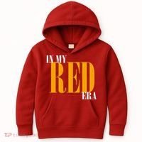 In My Red Era Kids Hoodie thumb 0
