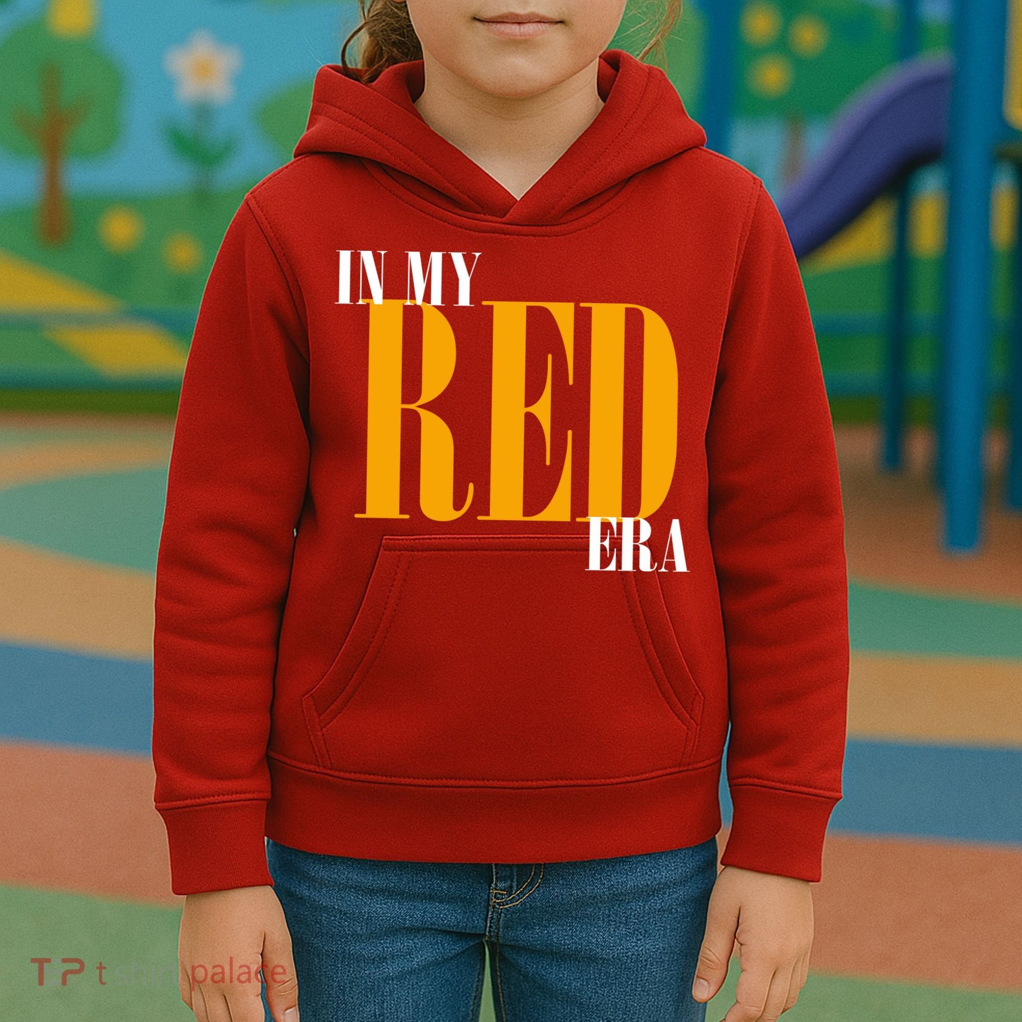 In My Red Era Kids Hoodie