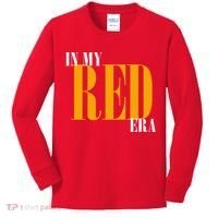 In My Red Era Kids Long Sleeve Shirt thumb 0