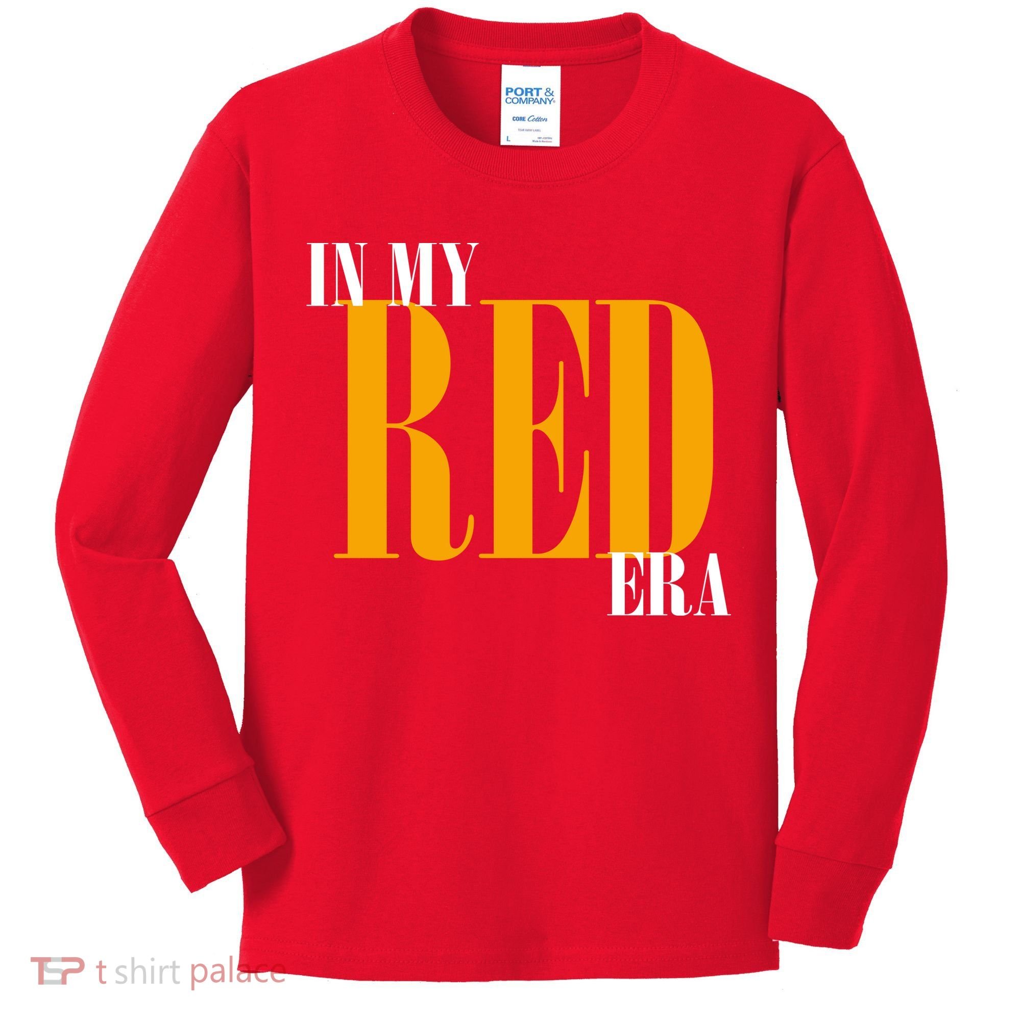 In My Red Era Kids Long Sleeve Shirt