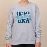 In My Sharks Era Groovy Women's Sweatshirt thumb 0