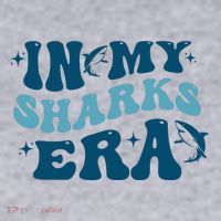 In My Sharks Era Groovy Women's Sweatshirt thumb 2