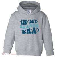 In My Sharks Era Groovy Toddler Hoodie thumb 0