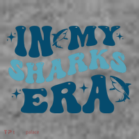 In My Sharks Era Groovy Toddler Hoodie thumb 2