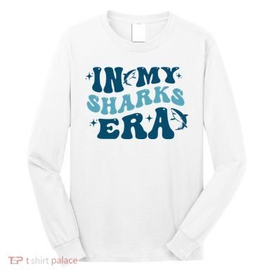 In My Sharks Era Groovy Long Sleeve Shirt