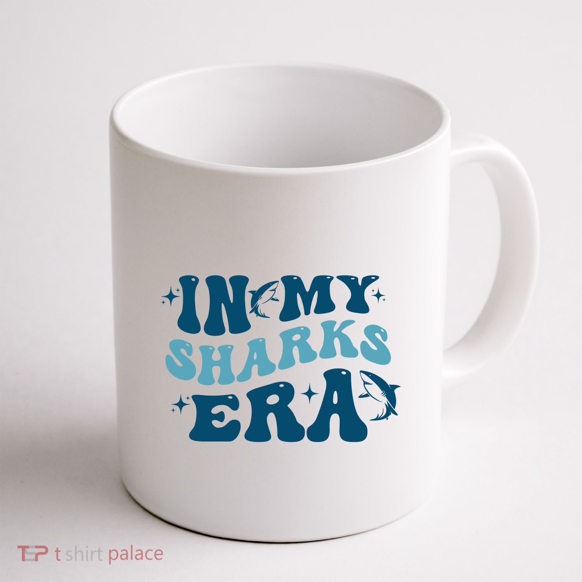 In My Sharks Era Groovy Coffee Mug