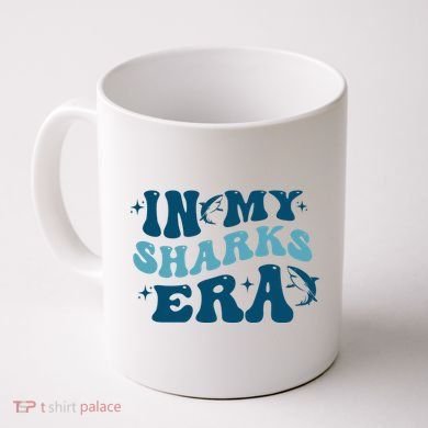 In My Sharks Era Groovy Coffee Mug