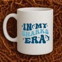 In My Sharks Era Groovy Coffee Mug thumb 2