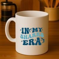 In My Sharks Era Groovy Coffee Mug thumb 4