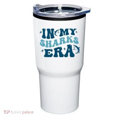 In My Sharks Era Groovy Tumbler