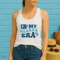 In My Sharks Era Groovy Women's Tank Top thumb 2