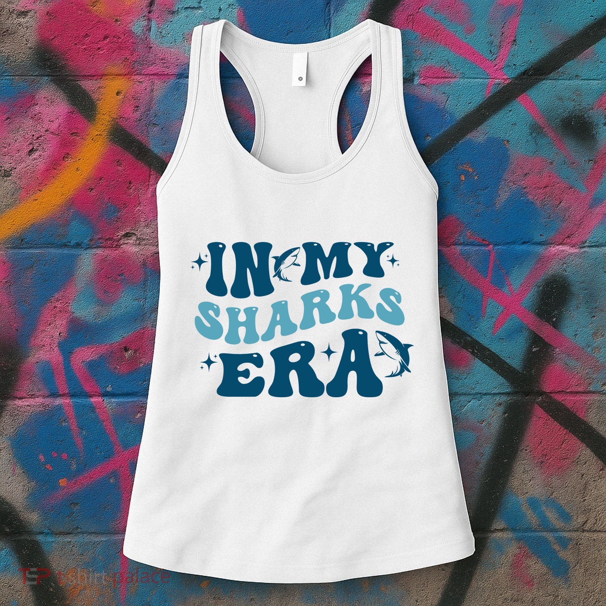 In My Sharks Era Groovy Women's Tank Top