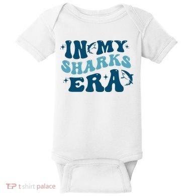 In My Sharks Era Groovy Baby Bodysuit