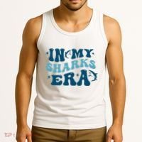 In My Sharks Era Groovy Tank Top thumb 3