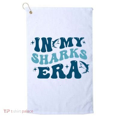In My Sharks Era Groovy Golf Towel