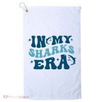In My Sharks Era Groovy Golf Towel thumb 0