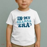 In My Sharks Era Groovy Toddler T-Shirt thumb 2