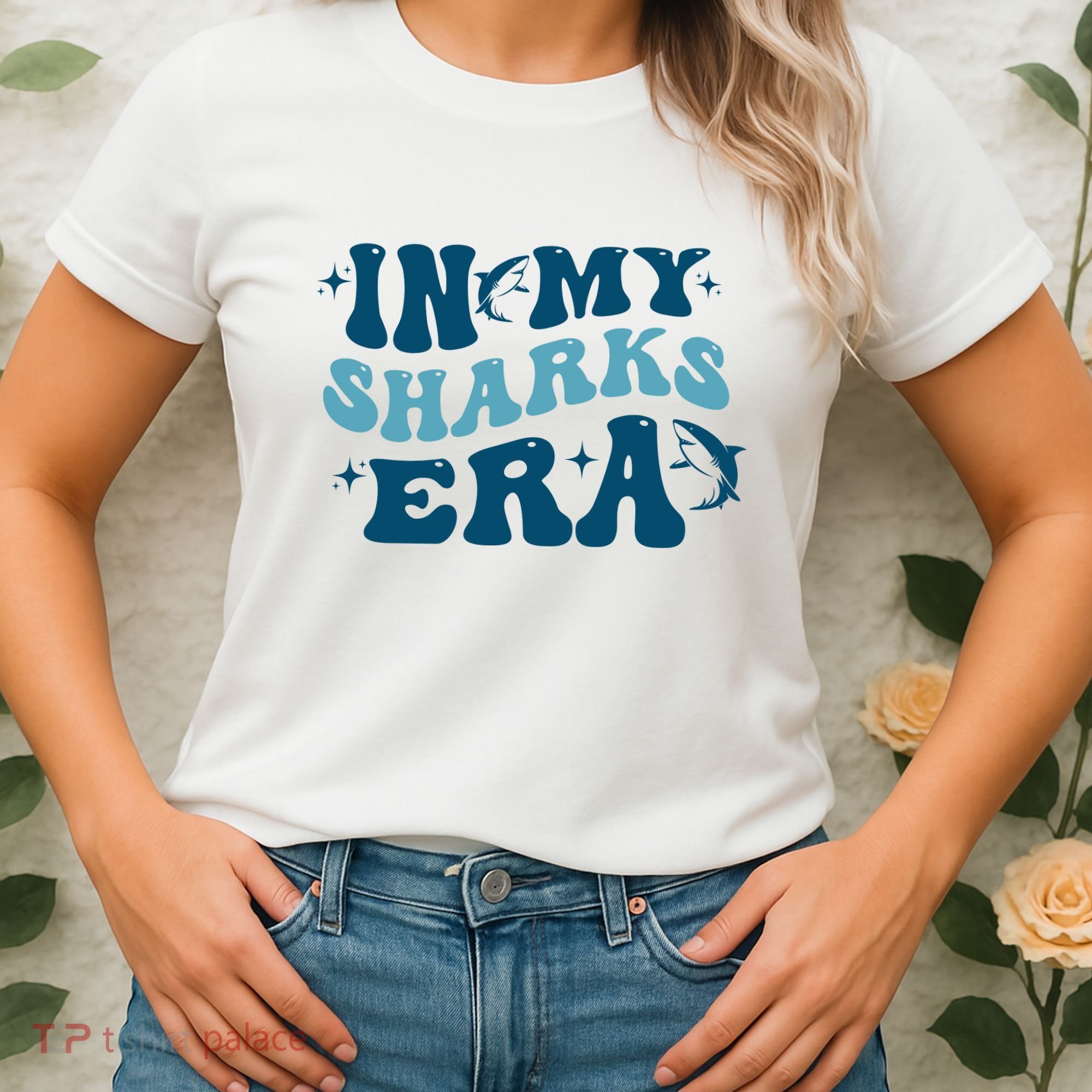 In My Sharks Era Groovy Women's T-Shirt