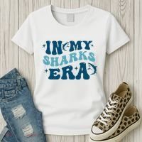 In My Sharks Era Groovy Women's T-Shirt thumb 3