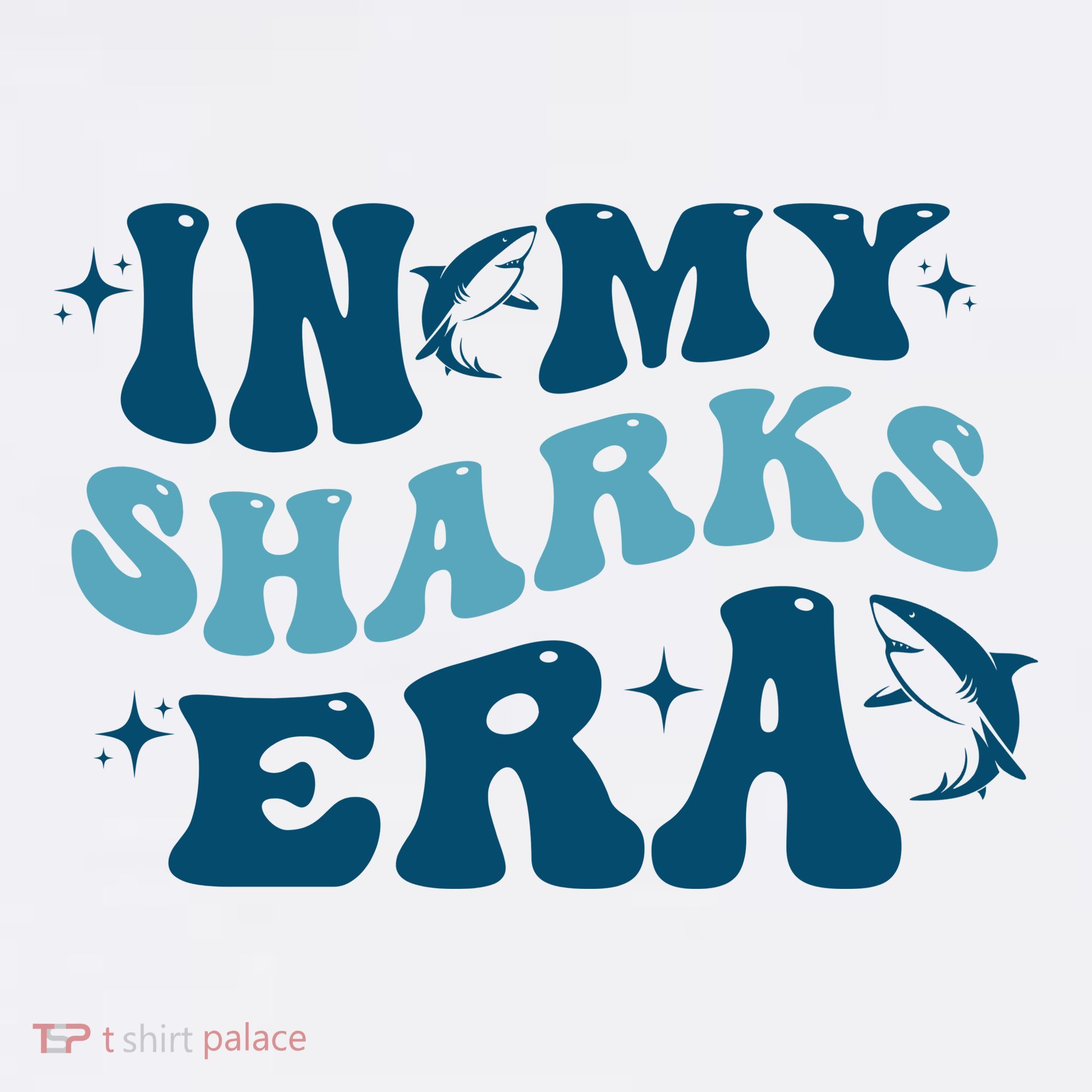 In My Sharks Era Groovy Women's T-Shirt