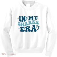 In My Sharks Era Groovy Kids Sweatshirt thumb 0