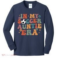 In My Soccer Auntie Era Kids Long Sleeve Shirt thumb 0
