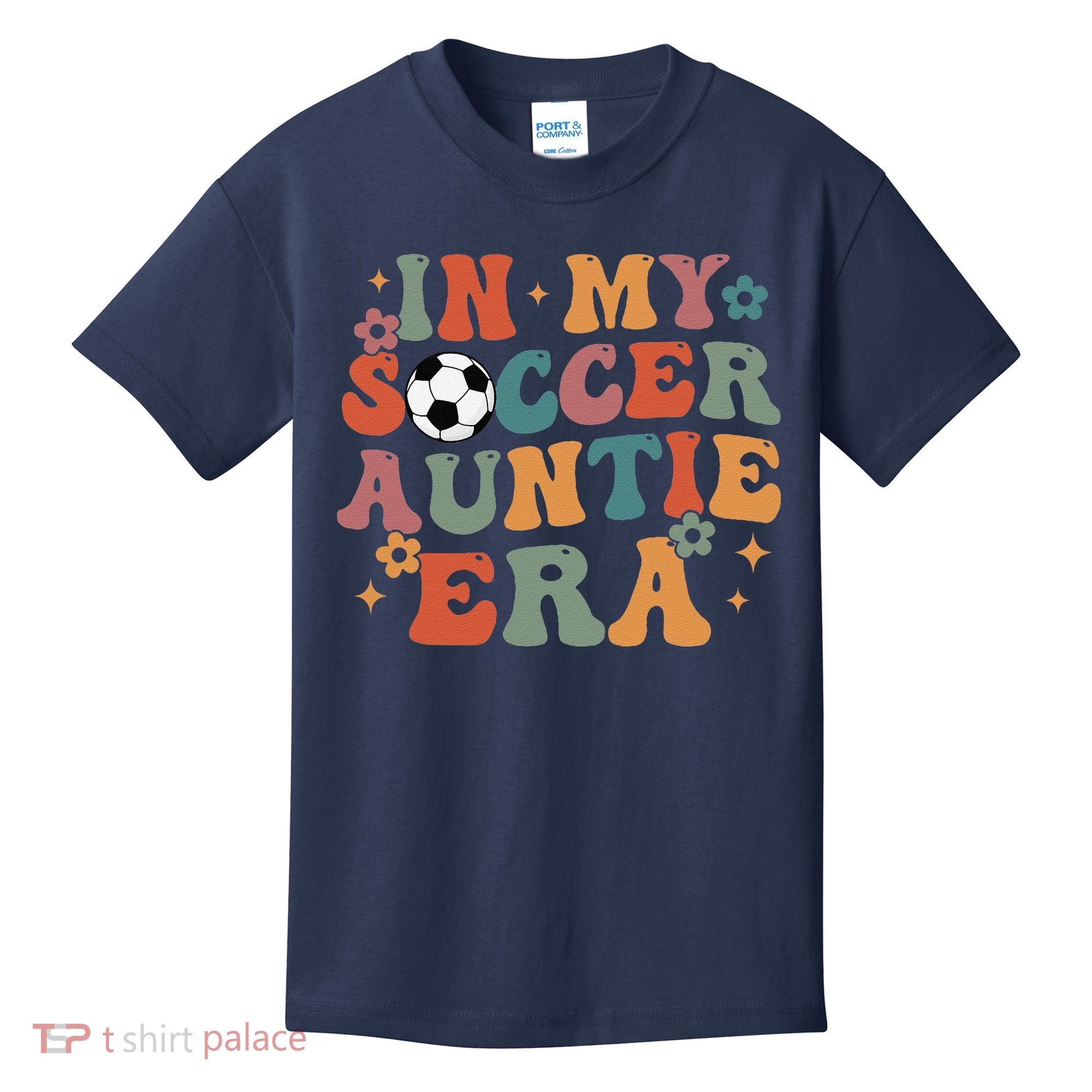In My Soccer Auntie Era Kids T-Shirt