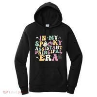 In My Spooky Assistant Principal Era Retro Ghost Halloween Women's Hoodie thumb 0