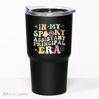 In My Spooky Assistant Principal Era Retro Ghost Halloween Tumbler thumb 0