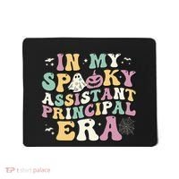 In My Spooky Assistant Principal Era Retro Ghost Halloween Mousepad thumb 0