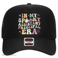 In My Spooky Assistant Principal Era Retro Ghost Halloween Hat thumb 0