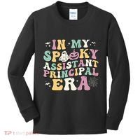 In My Spooky Assistant Principal Era Retro Ghost Halloween Kids Long Sleeve Shirt thumb 0