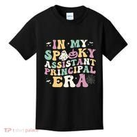In My Spooky Assistant Principal Era Retro Ghost Halloween Kids T-Shirt thumb 0