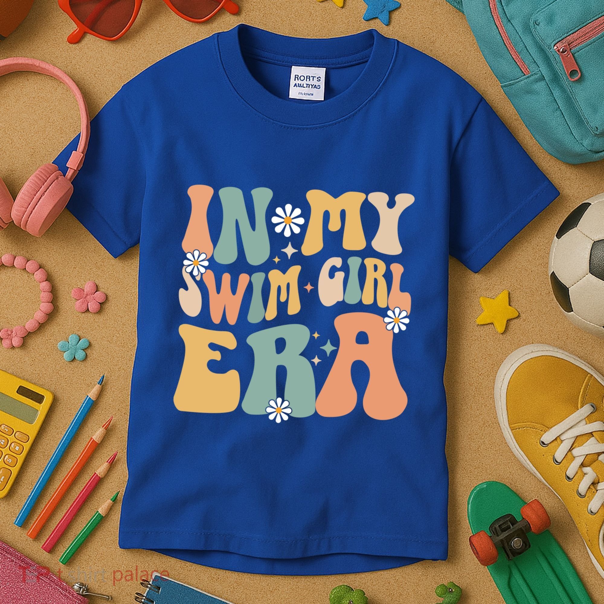 In My Swim Era Swimming Swimmer Swim Gift Kids T-Shirt