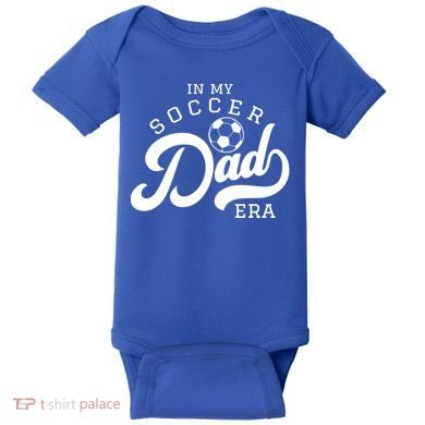In My Soccer Dad Era Gift Baby Bodysuit