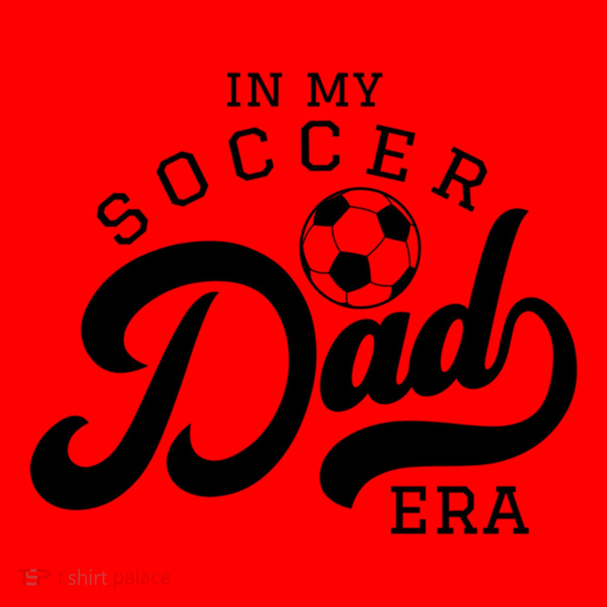 In My Soccer Dad Era Gift Santa Hat