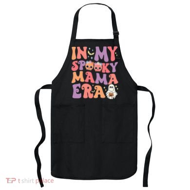 In My Spooky Mama Era Halloween Groovy Witchy Spooky Mom Apron