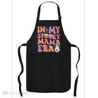 In My Spooky Mama Era Halloween Groovy Witchy Spooky Mom Apron thumb 0