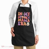 In My Spooky Mama Era Halloween Groovy Witchy Spooky Mom Apron thumb 2