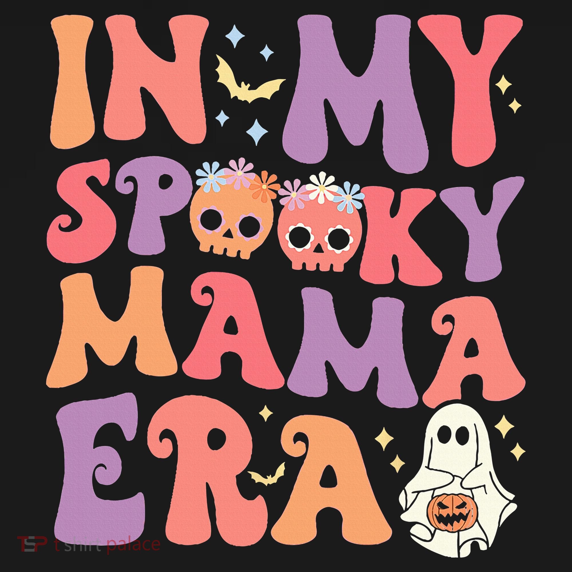 In My Spooky Mama Era Halloween Groovy Witchy Spooky Mom Sweatshirt