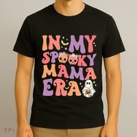 In My Spooky Mama Era Halloween Groovy Witchy Spooky Mom T-Shirt thumb 3