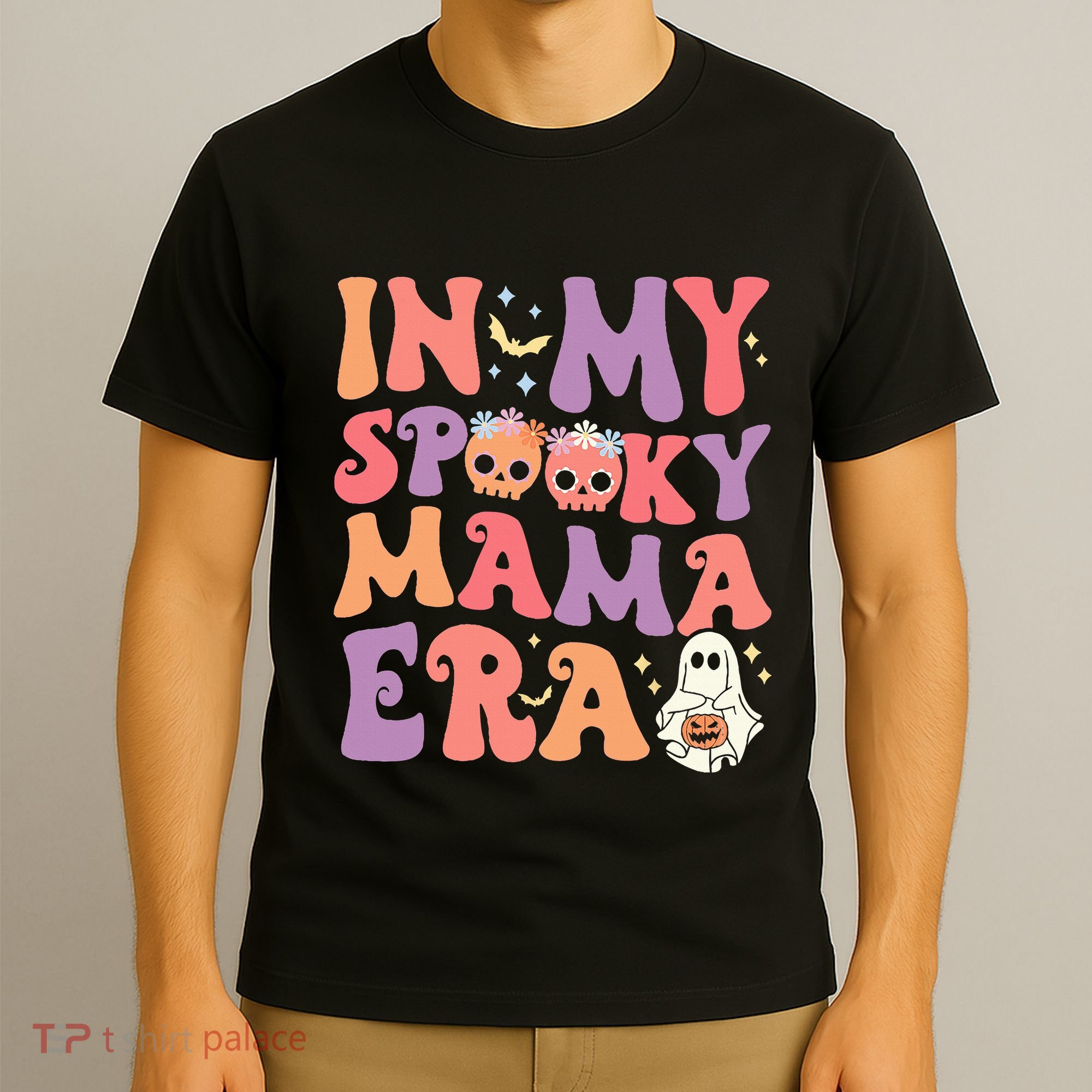 In My Spooky Mama Era Halloween Groovy Witchy Spooky Mom T-Shirt