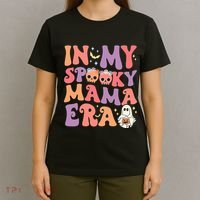 In My Spooky Mama Era Halloween Groovy Witchy Spooky Mom T-Shirt thumb 4