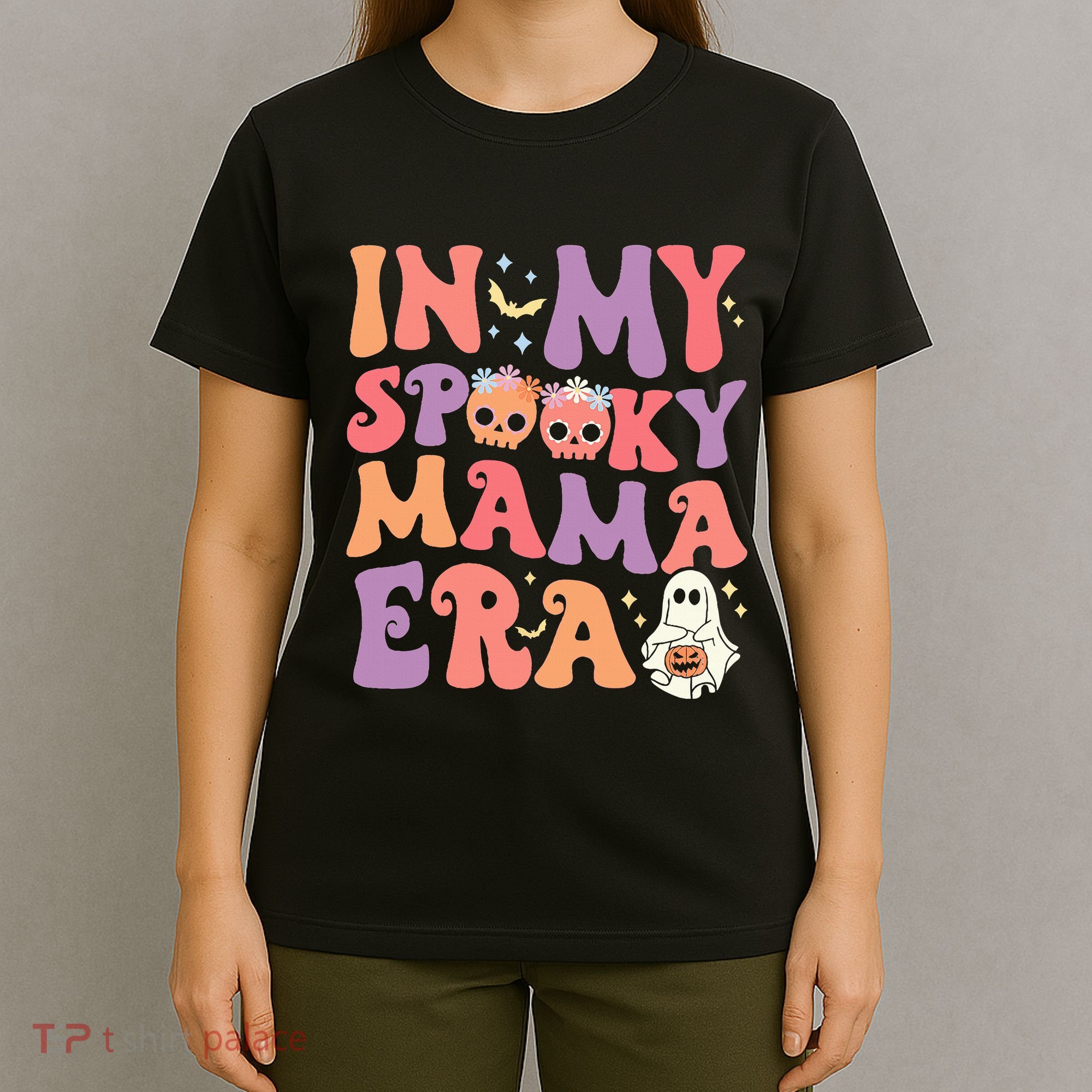 In My Spooky Mama Era Halloween Groovy Witchy Spooky Mom T-Shirt