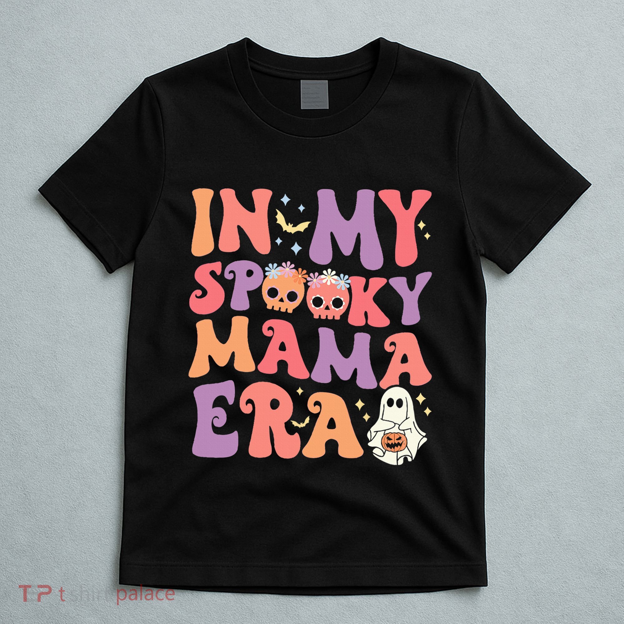 In My Spooky Mama Era Halloween Groovy Witchy Spooky Mom T-Shirt