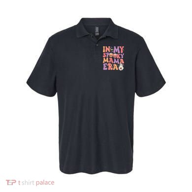 In My Spooky Mama Era Halloween Groovy Witchy Spooky Mom Polo