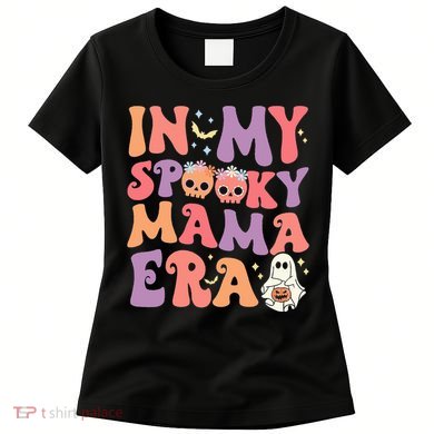 In My Spooky Mama Era Halloween Groovy Witchy Spooky Mom Women's T-Shirt