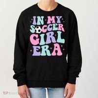 In My Soccer Era Retro Groovy Soccer Gift Women's Sweatshirt thumb 0