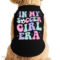 In My Soccer Era Retro Groovy Soccer Gift Doggie Tank thumb 0