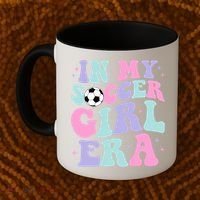 In My Soccer Era Retro Groovy Soccer Gift Coffee Mug thumb 2
